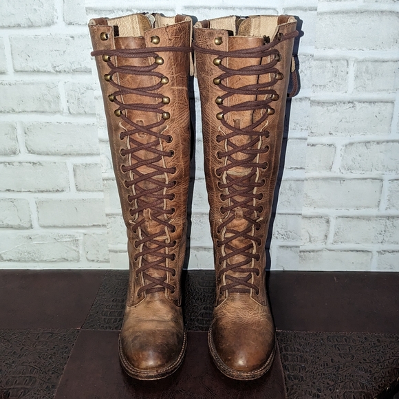 FreeBird Vntg GRANY Old Style Victorian Lace Boots size 8 - Picture 11 of 16